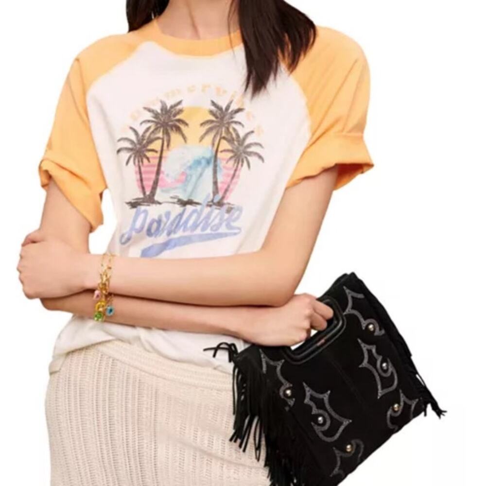 MAJE Sunrise Paradise Tee Size US Small/ FR 1